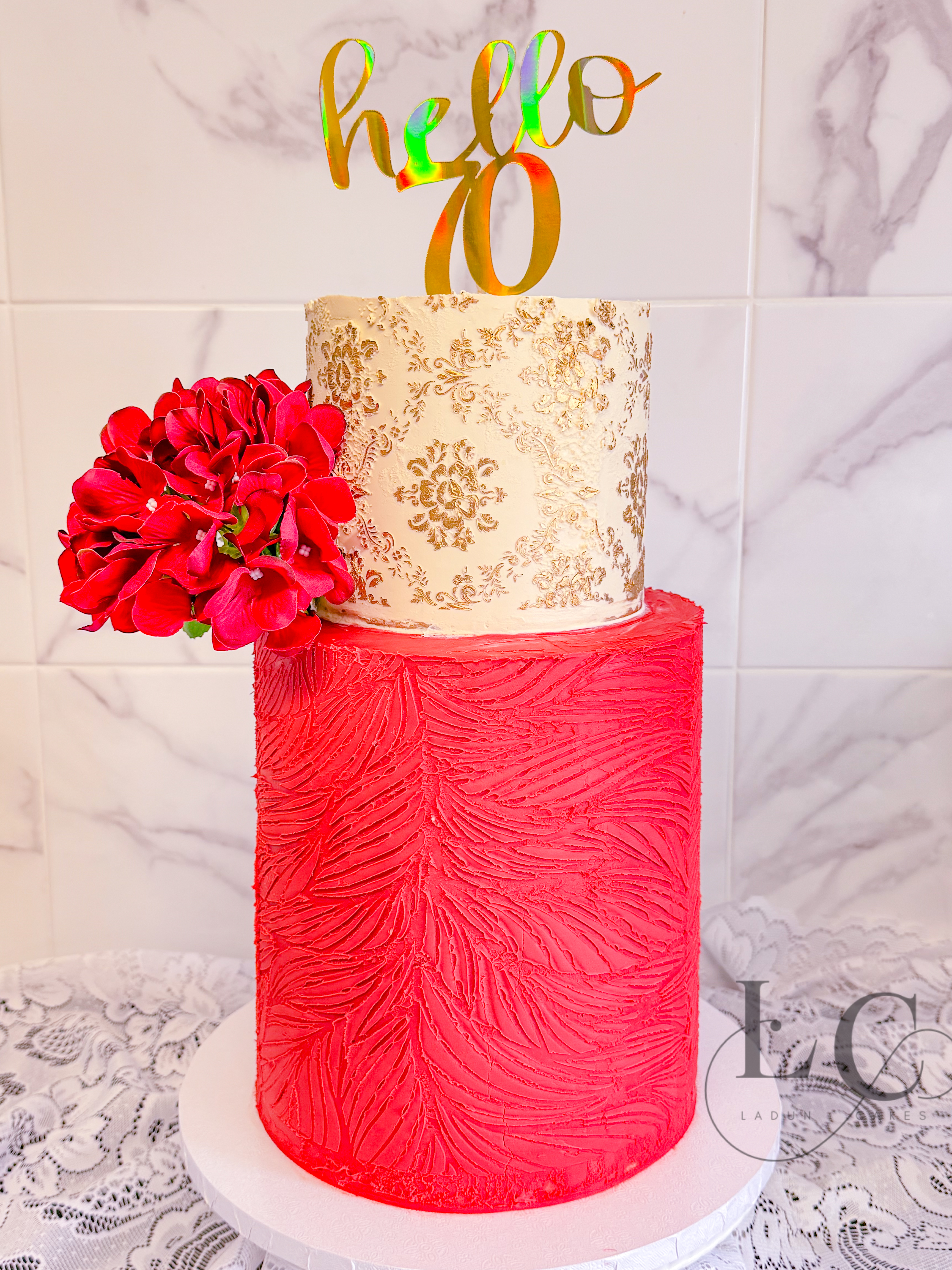 2-tier grande celebration cake